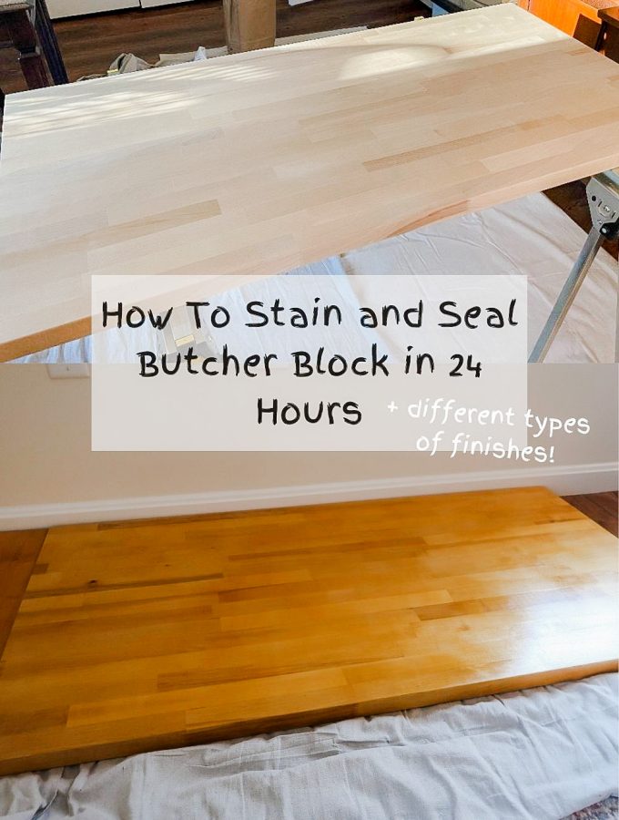 How to Stain and Seal Butcher Block
