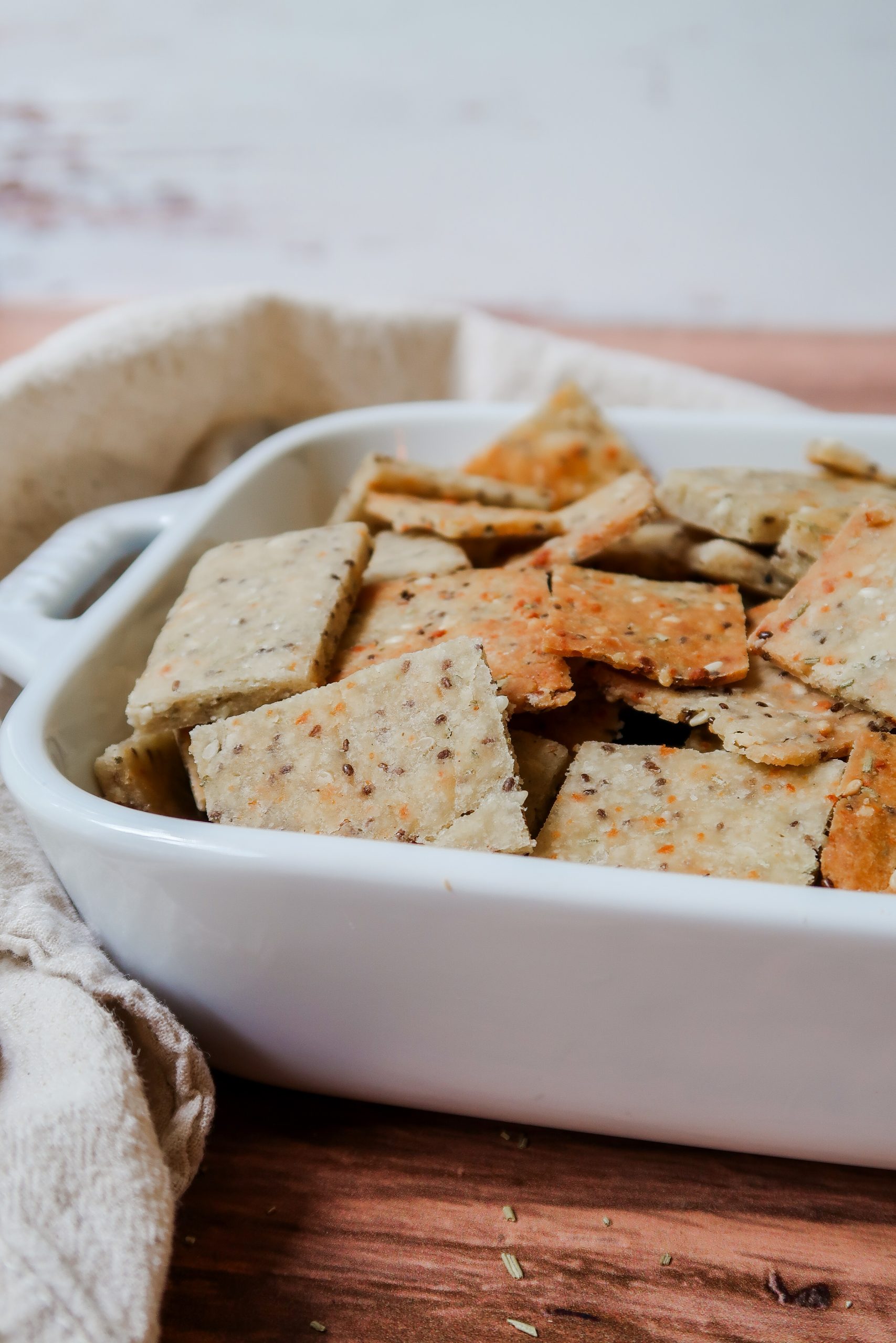 Gluten Free Sourdough Discard Crackers from Wonders of Cooking