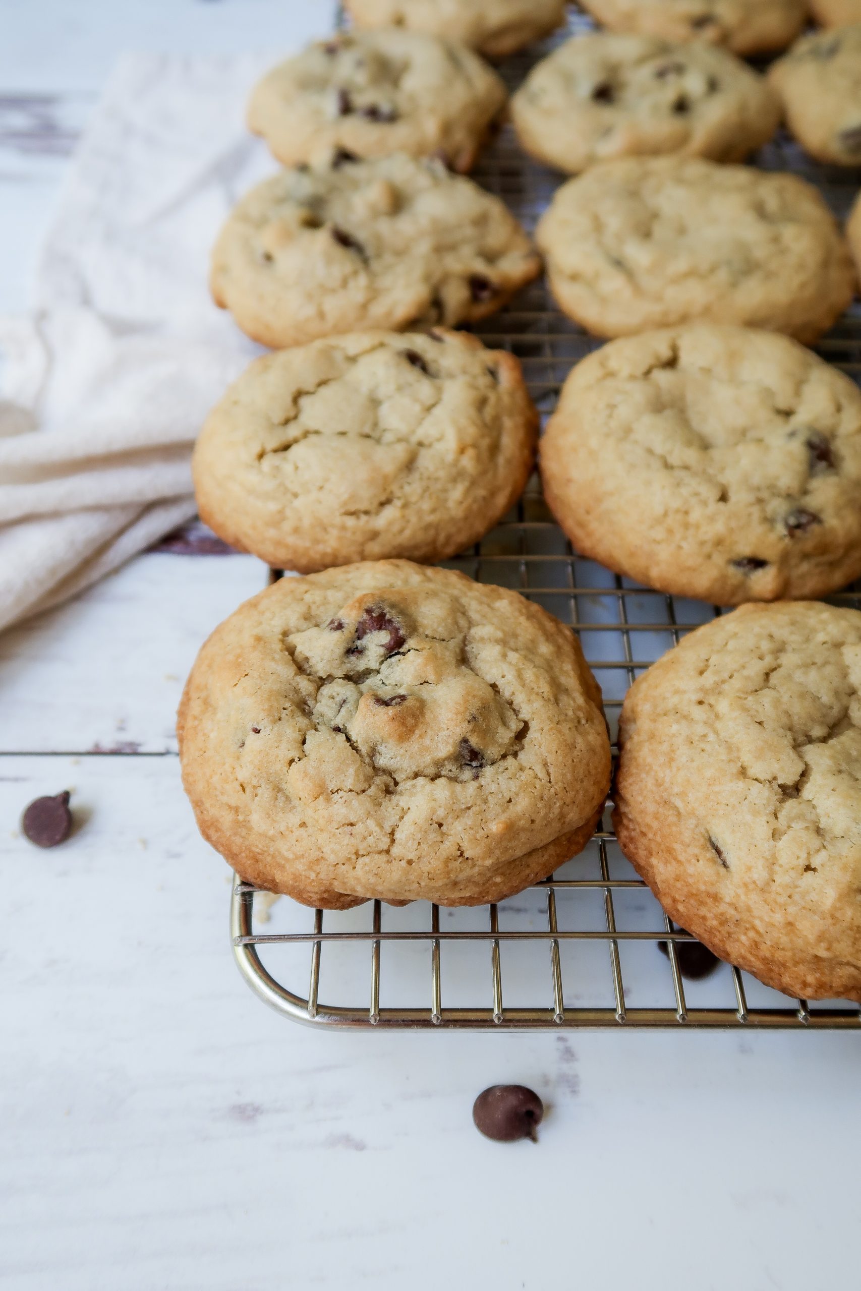 Gluten Free Sourdough Chocolate Chip Cookies