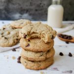 Gluten Free Sourdough Chocolate Chip Cookies