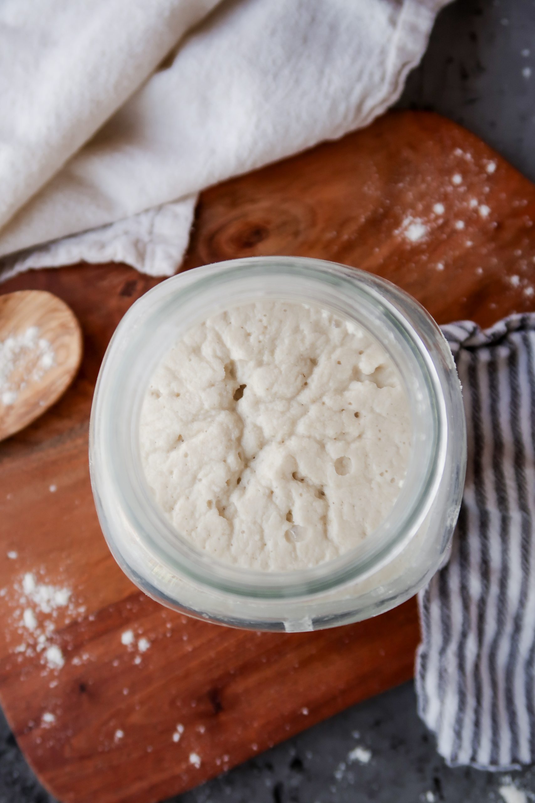 How do you know when your sourdough starter is ready?