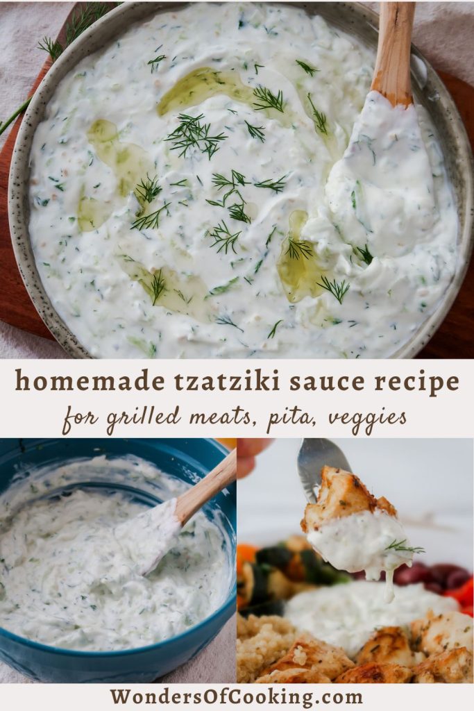 Tzatziki Sauce Recipe Wonders of Cooking food blog