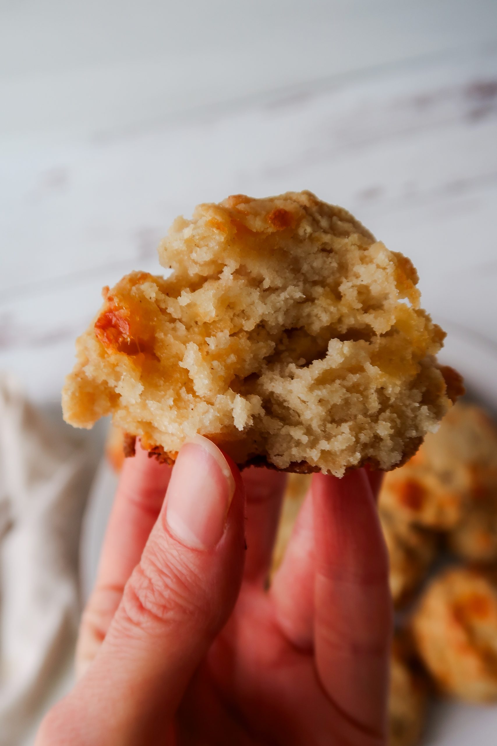 Gluten Free Sourdough Cheddar Biscuits by Wonders of Cooking food blog