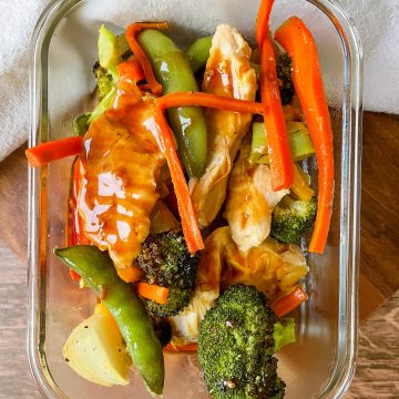 Chicken Teriyaki Sheet Pan Dinner by Wonders of Cooking with Gluten Free Teriyaki Sauce