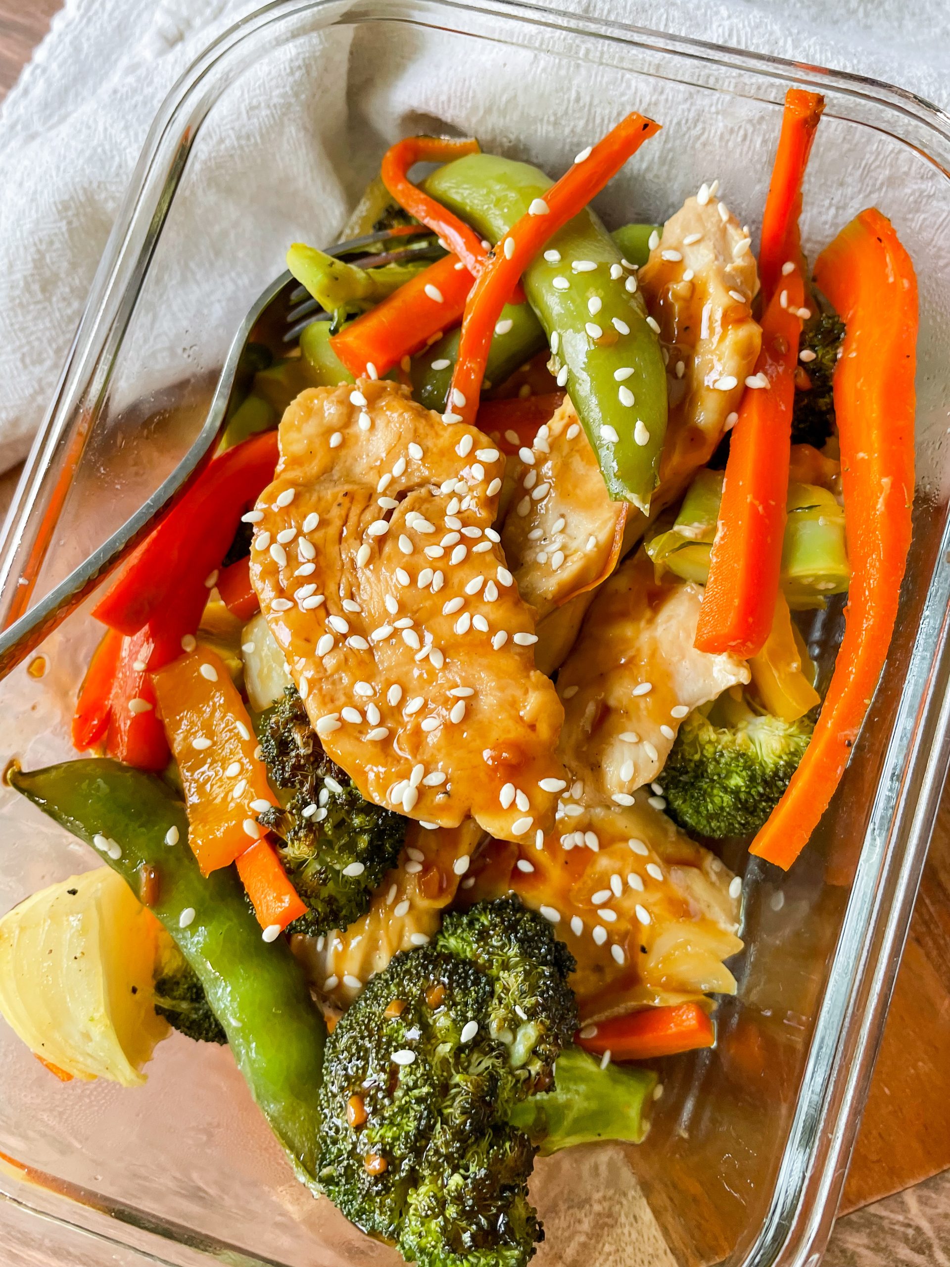 Chicken Teriyaki Sheet Pan Dinner by Wonders of Cooking with Gluten Free Teriyaki Sauce