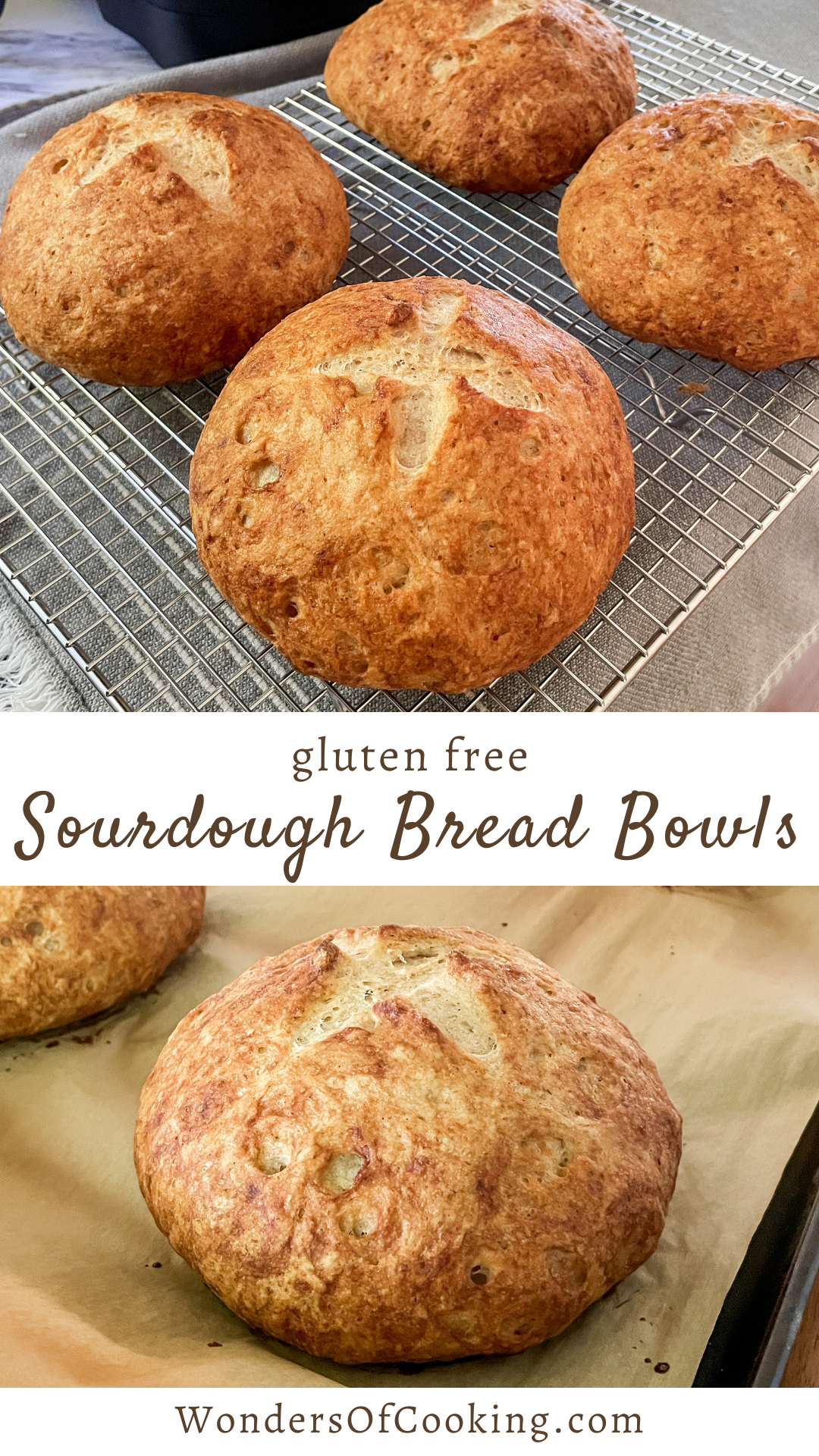 Gluten Free Sourdough Bread Bowl Recipe