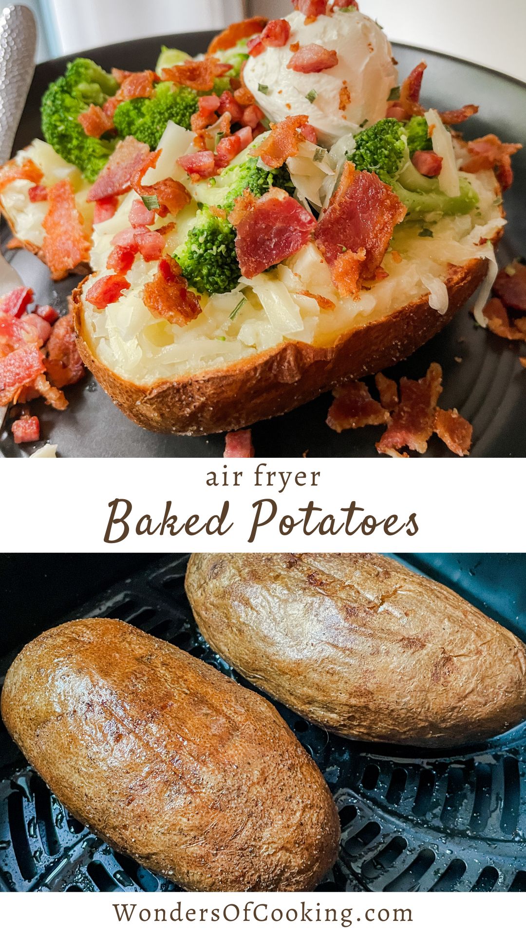 Air Fryer Baked Potatoes