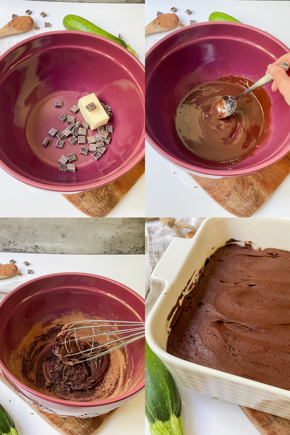 Gluten Free Zucchini Brownies - Fudge Top Brownies