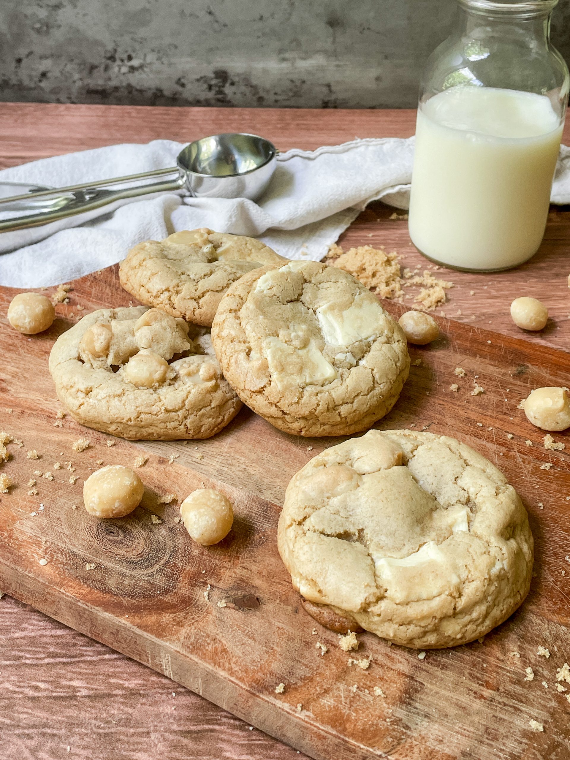 Gluten Free White Chocolate Macadamia Cookies