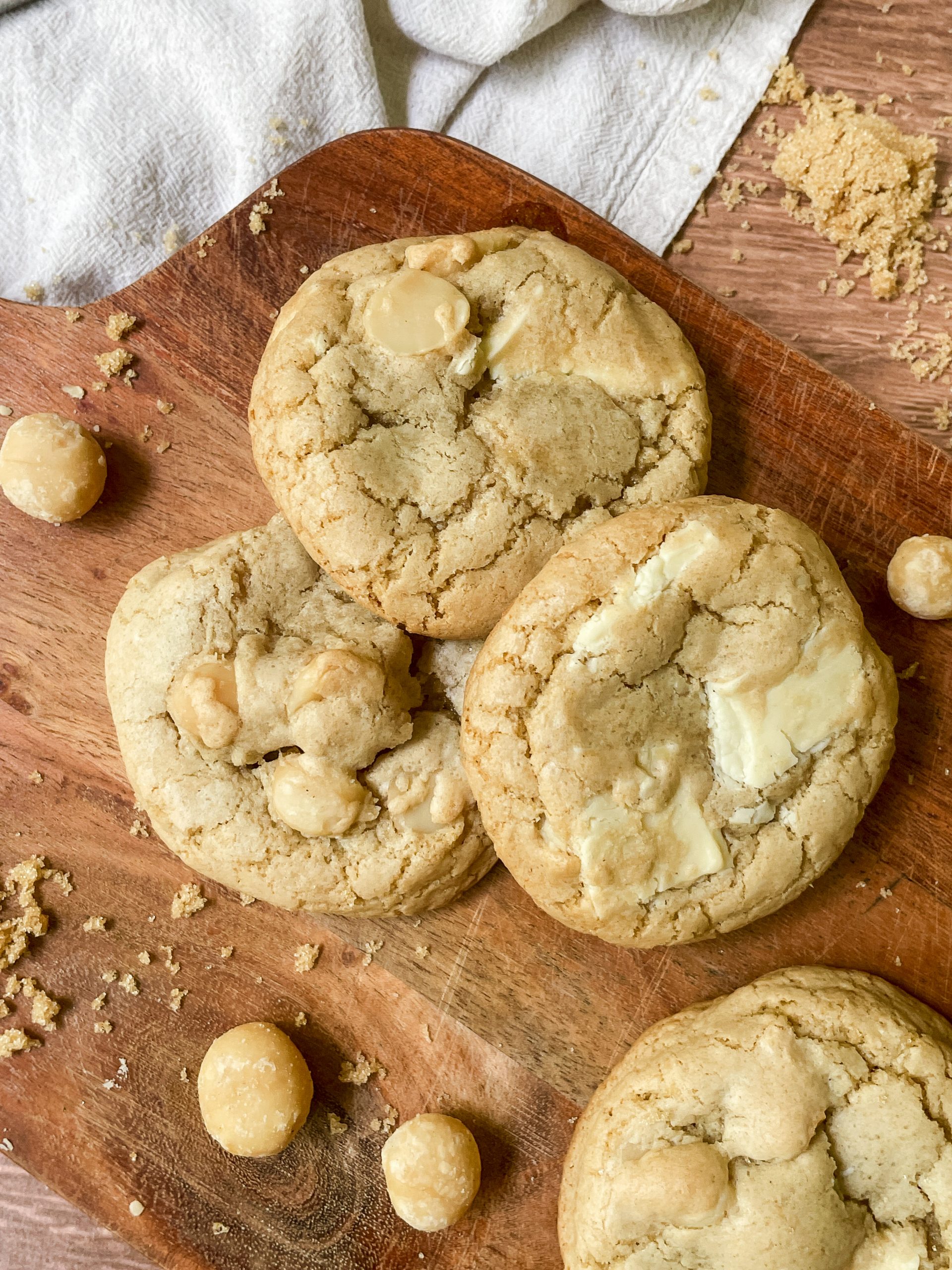 Gluten Free White Chocolate Macadamia Cookies