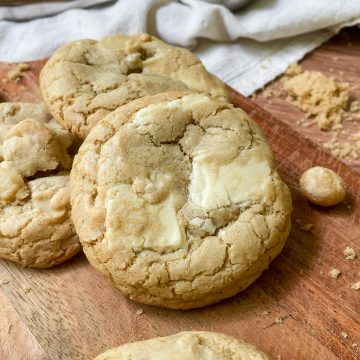 Gluten Free White Chocolate Macadamia Cookies