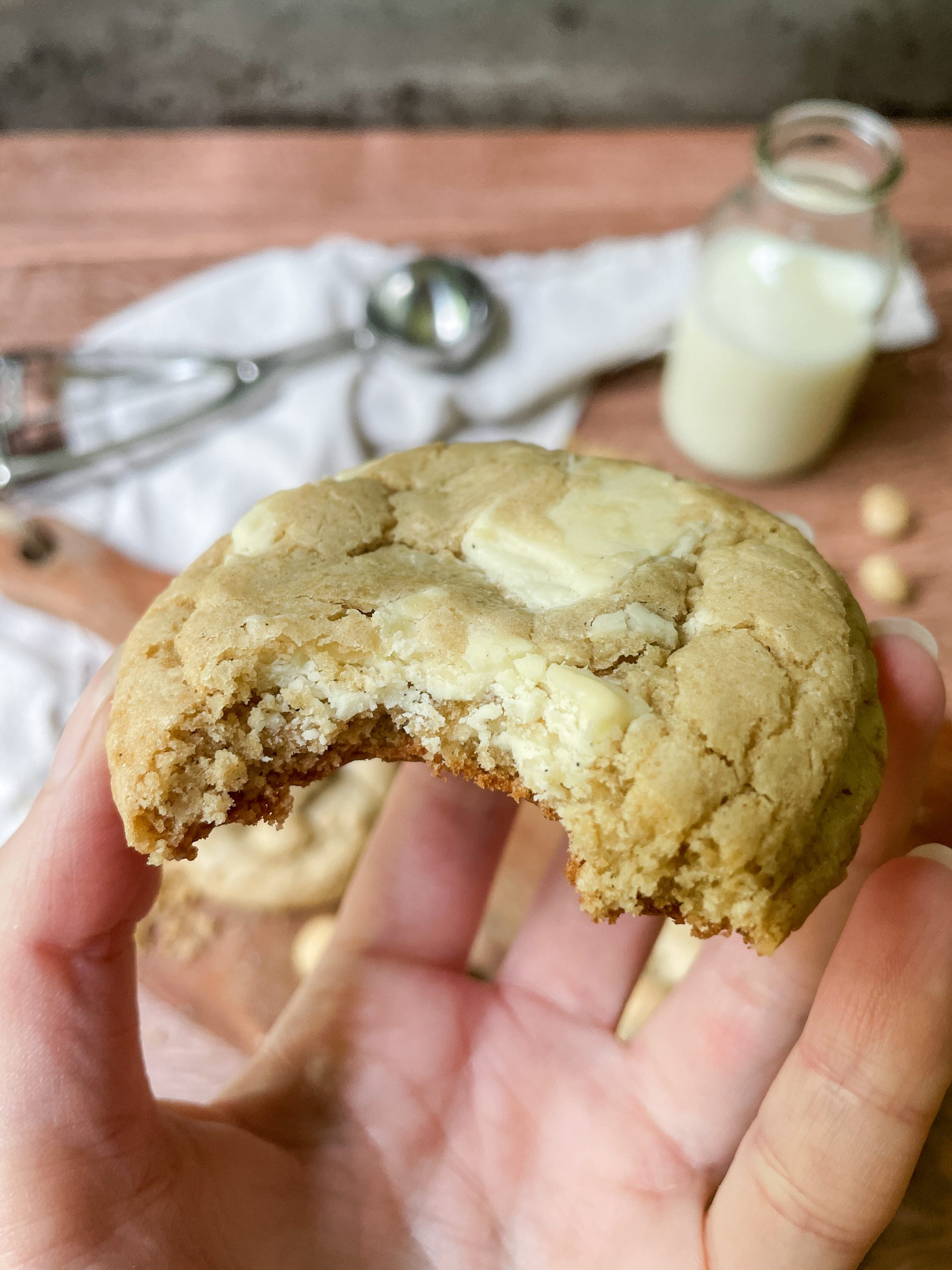 Gluten Free White Chocolate Macadamia Cookies