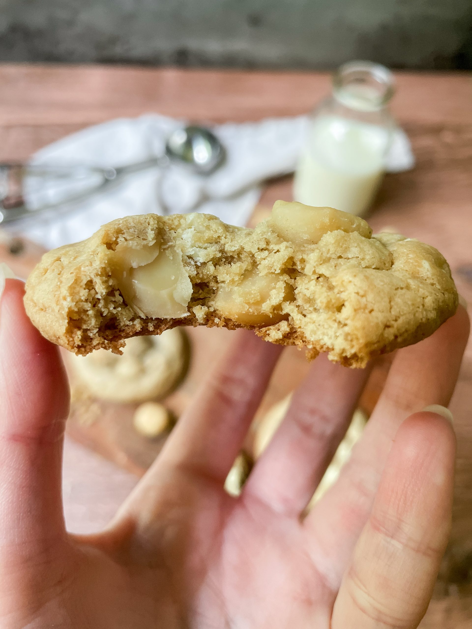 Gluten Free White Chocolate Macadamia Cookies