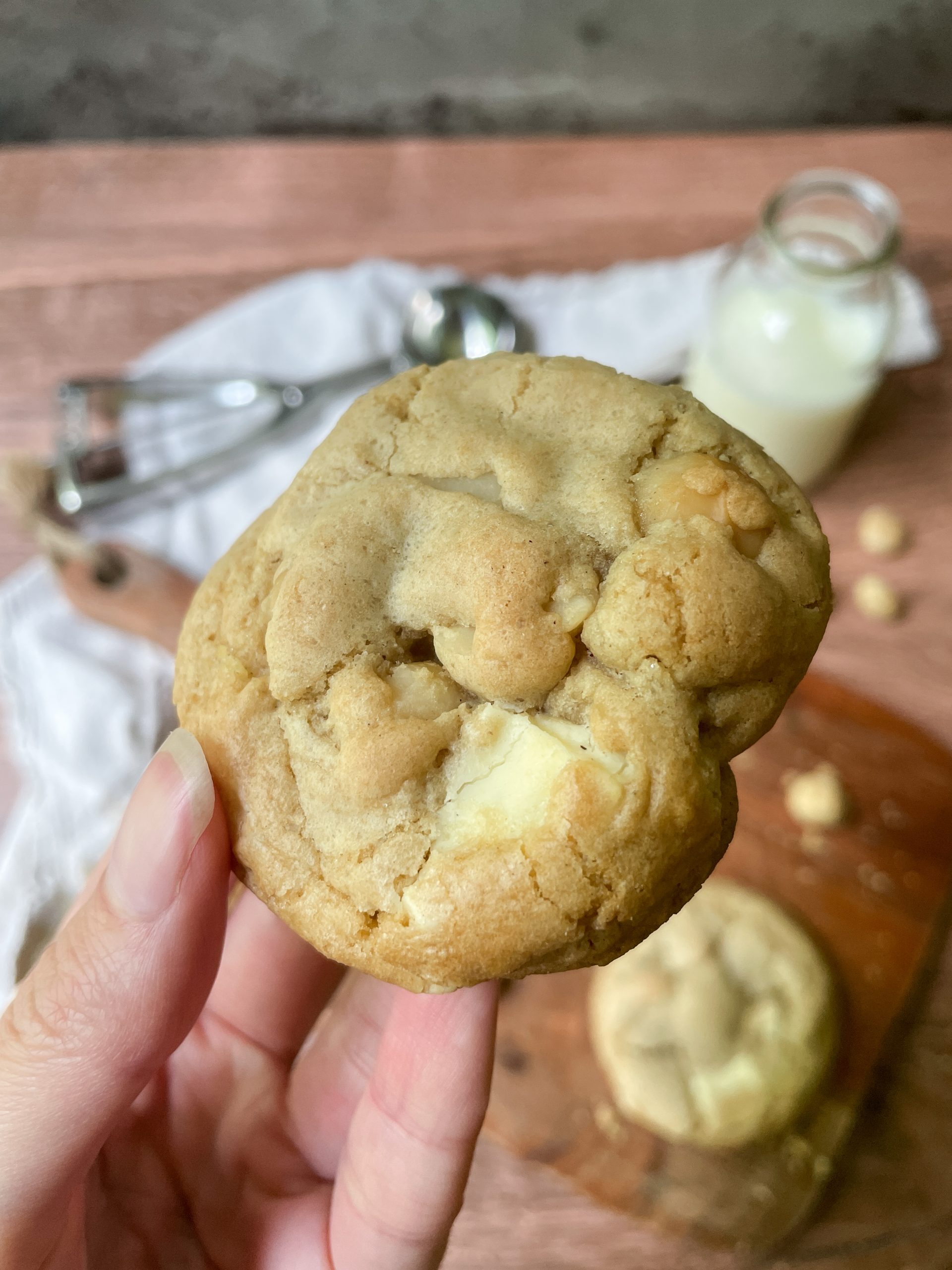 Gluten Free White Chocolate Macadamia Cookies