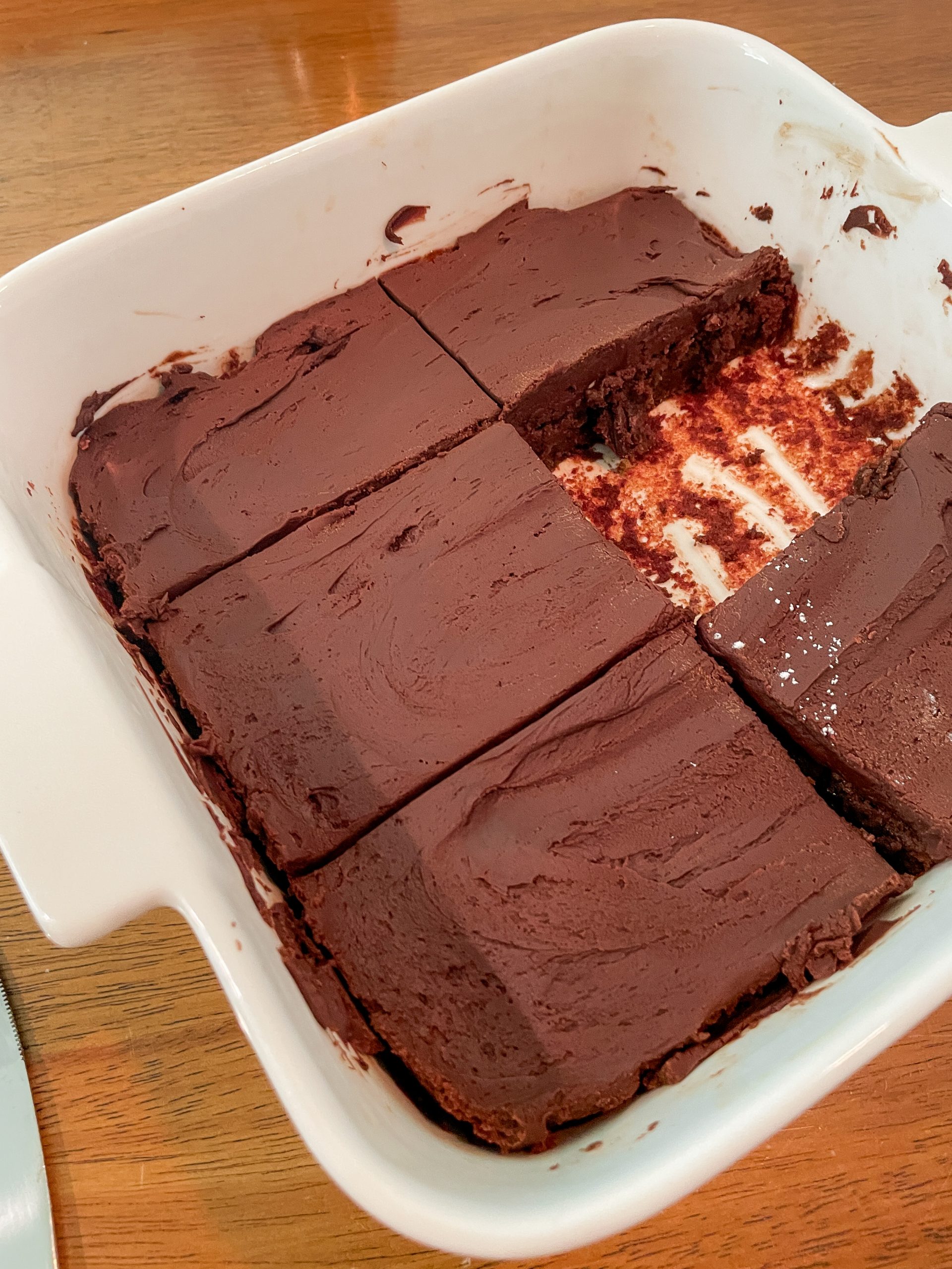 Gluten Free Zucchini Brownies - Fudge Top Brownies