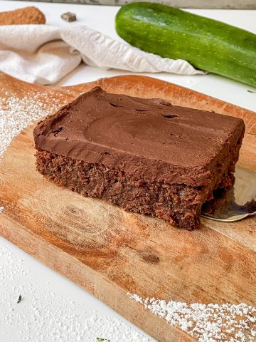 Gluten Free Zucchini Brownies - Fudge Top Brownies