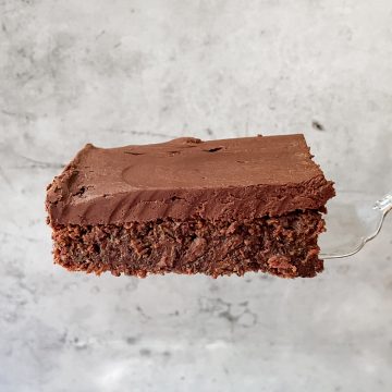 Gluten Free Zucchini Brownies - Fudge Top Brownies